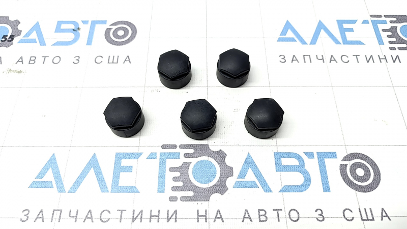 Wheel bolt cap plug 5 pcs. Audi Q3 83A 19-25 black