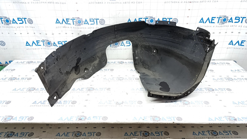 Front right fender liner Hyundai Ioniq 17-22 missing fragment, tear