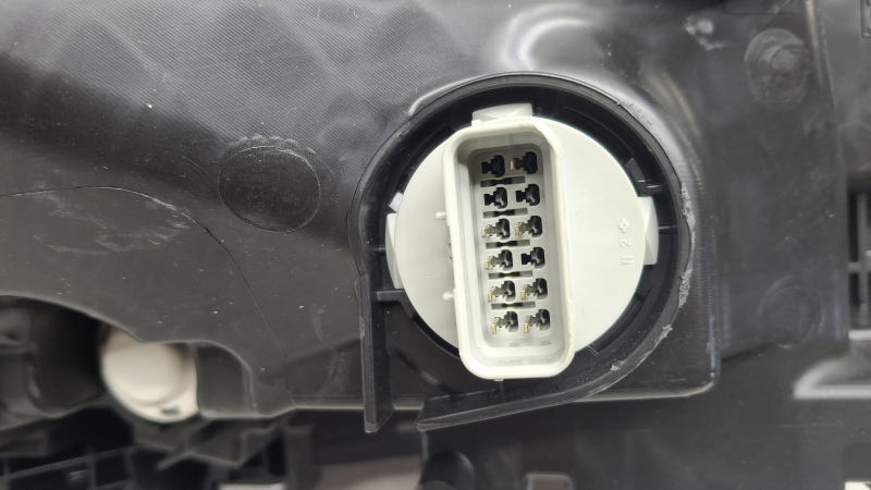 Left front headlight assembly Honda CRV 23-26 LED with black glossy molding, chip on molding, abrasion