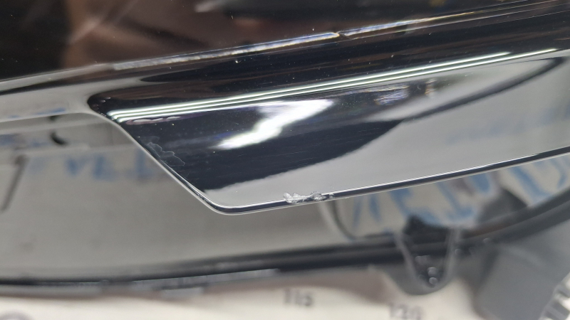 Left front headlight assembly Honda CRV 23-26 LED with black glossy molding, chip on molding, abrasion