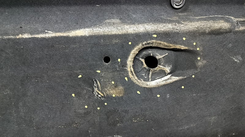 Left underbody protection Hyundai Ioniq 17-22 HEV, PHEV tears