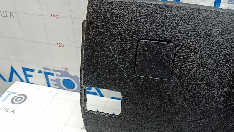BMW X5 F15 14-18 black lower trunk door trim, 2 parts with plug, scratches