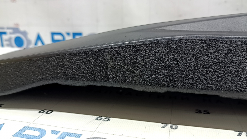 BMW X5 F15 14-18 black lower trunk door trim, 2 parts with plug, scratches