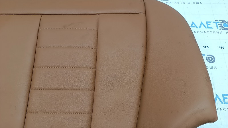 Rear seat cushion 2nd row BMW 3 G20 19-21 brown leather COGNAC, dry-cleanable, pokes