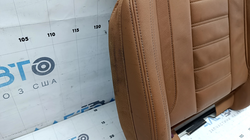 Driver's seat cushion upholstery for BMW 3 G20 19-21, brown COGNAC leather, heated, dry-cleanable