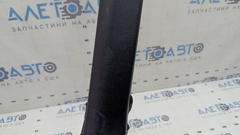 Front left door sill trim Toyota Prius 30 10-15 black, scratches, somano mount