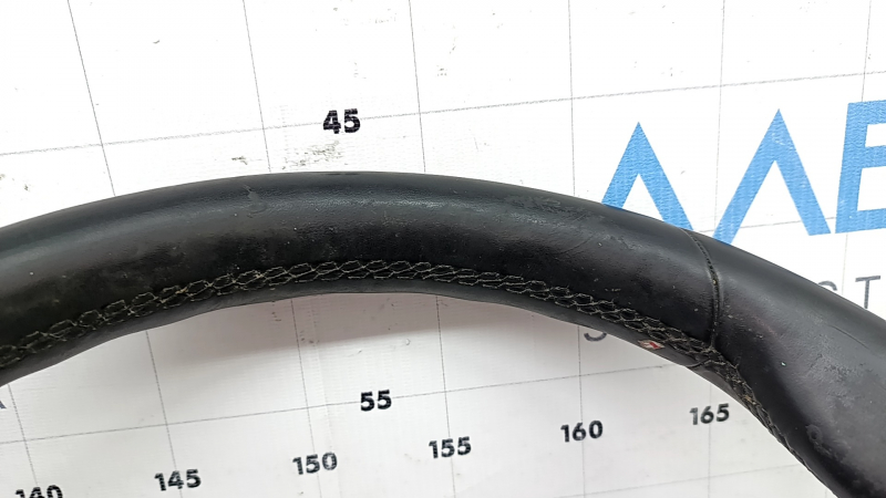 Naked steering wheel BMW 3 G20 19-26 black leather with heating, M Sport, with buttons, paddles, paddles, wiring and vibration motor, dry-cleanable, worn