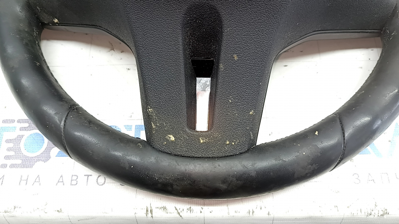 Naked steering wheel BMW 3 G20 19-26 black leather with heating, M Sport, with buttons, paddles, paddles, wiring and vibration motor, dry-cleanable, worn