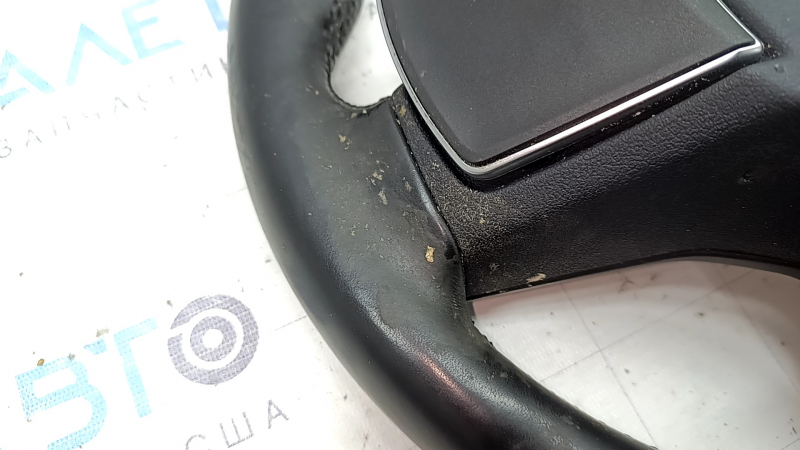 Naked steering wheel BMW 3 G20 19-26 black leather with heating, M Sport, with buttons, paddles, paddles, wiring and vibration motor, dry-cleanable, worn