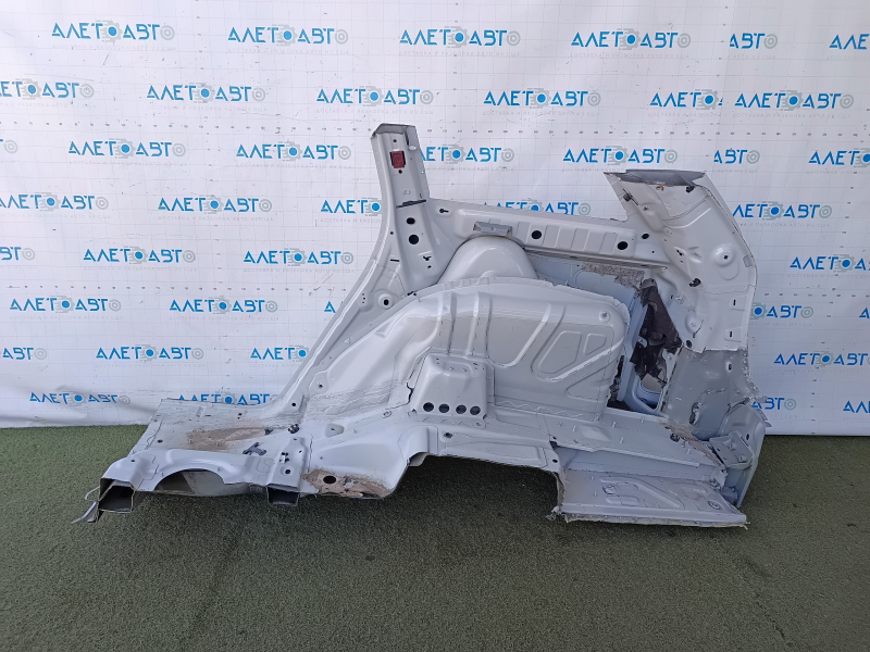 Quarter wing rear right Audi Q7 4L 10-15 sawed off, white, butt