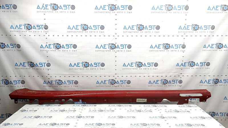 Right threshold BMW 3 G20 19-26 red, backlit, scratches, missing fragment