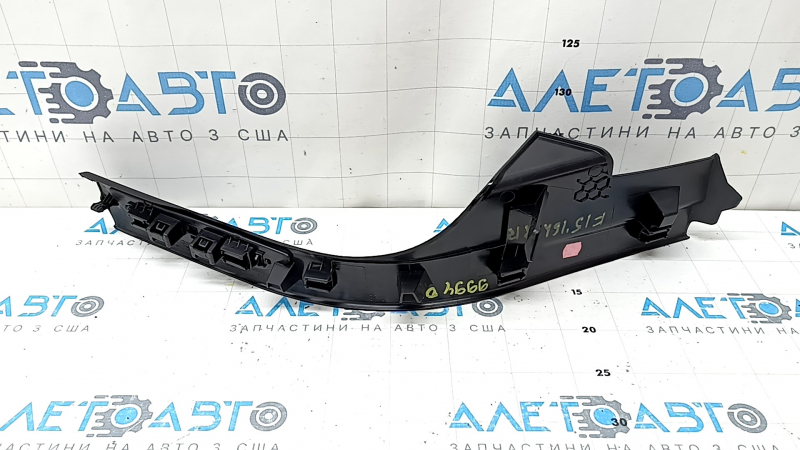 Rear right door sill trim BMW X5 F15 14-18 black for 2 rows with chrome insert E-Drive, scratches