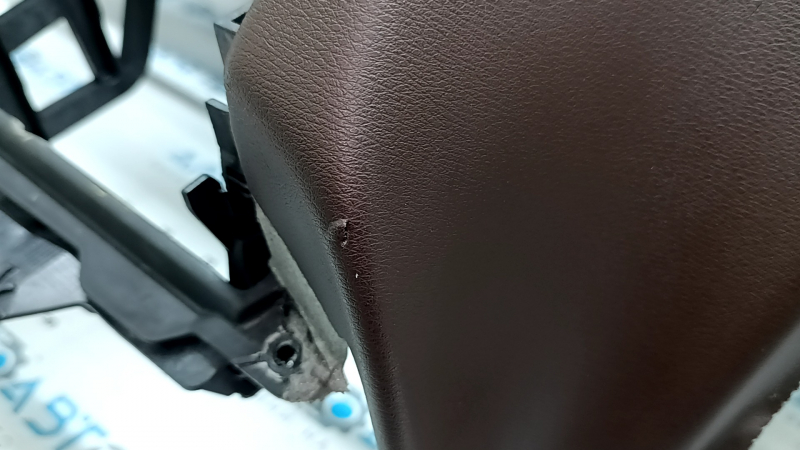 Front dashboard with AIRBAG BMW X5 F15 14-18 leather, black top, brown bottom Dakota, for projection, with backlight, scratch, tear