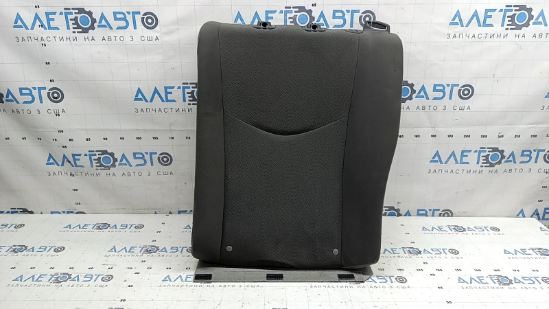 Rear seat backrest, 2nd row, left, Toyota Prius 30 10-15, dark gray velour, back side dry-cleanable