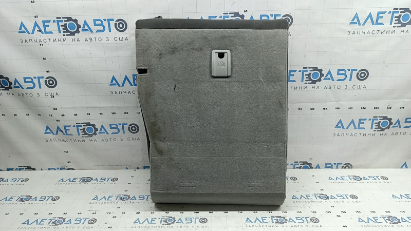Rear seat backrest, 2nd row, left, Toyota Prius 30 10-15, dark gray velour, back side dry-cleanable