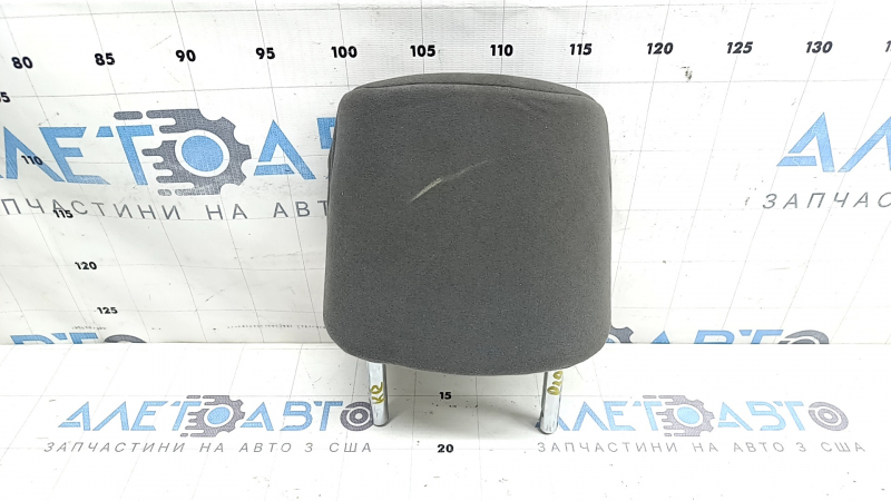 Headrest 2nd row right Toyota Prius 30 10-15 velour, dark gray, dented, dry cleanable