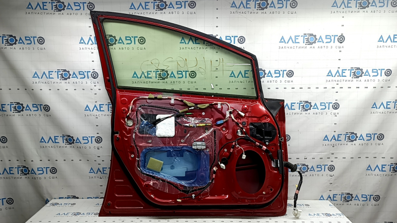 Door assembly front left Toyota Prius 30 10-13 keyless, red 3R3