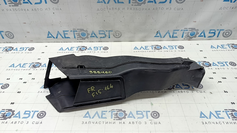 BMW X5 F15 14-18 front bumper right rear air duct, crack