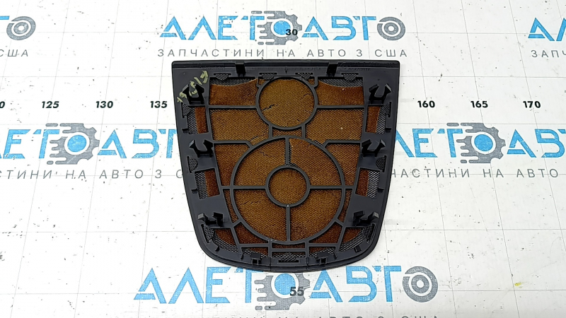 The speaker mesh of the front panel of the BMW X5 F15 14-18 is black, the foam has dried out