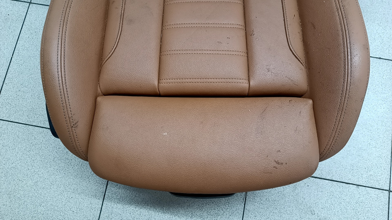 Passenger seat BMW 3 G20 19-22 with airbag, electric, heated, Sport, brown leather COGNAC, dry cleanable