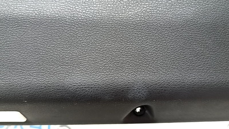 Door trim, front left card, BMW X5 F15 14-18, black, insert and armrest, brown Dakota Mokka leather, glossy wood trim, with handle and trim, scratches, dent, needs cleaning