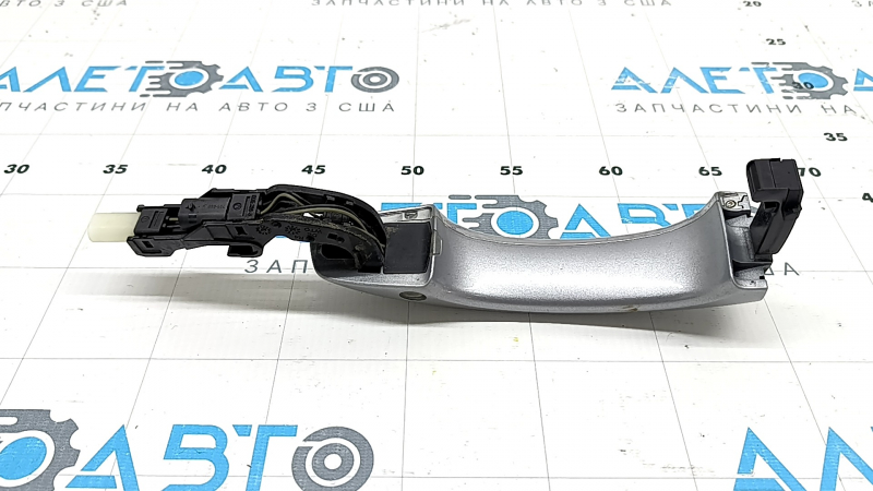 Front right outer door handle complete Audi A6 C7 12-18 keyless, with backlight, chrome, scratch