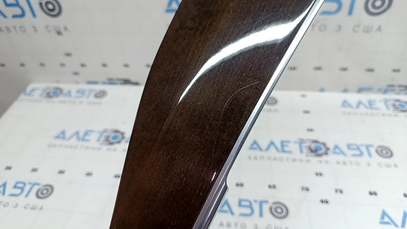 Molding for the door trim of the rear left Volvo XC90 16-20, birch wood, with backlight, scratches