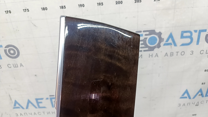 Molding for the door trim of the rear right Volvo XC90 16-20, birch wood, with backlight, scratches