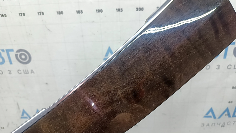 Molding for the door trim of the rear right Volvo XC90 16-20, birch wood, with backlight, scratches