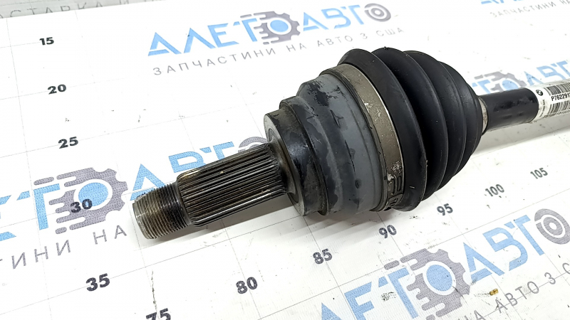Front left axle shaft drive BMW X5 F15 14-18 N55, N57, plug-in AWD 698mm inner CV joint play