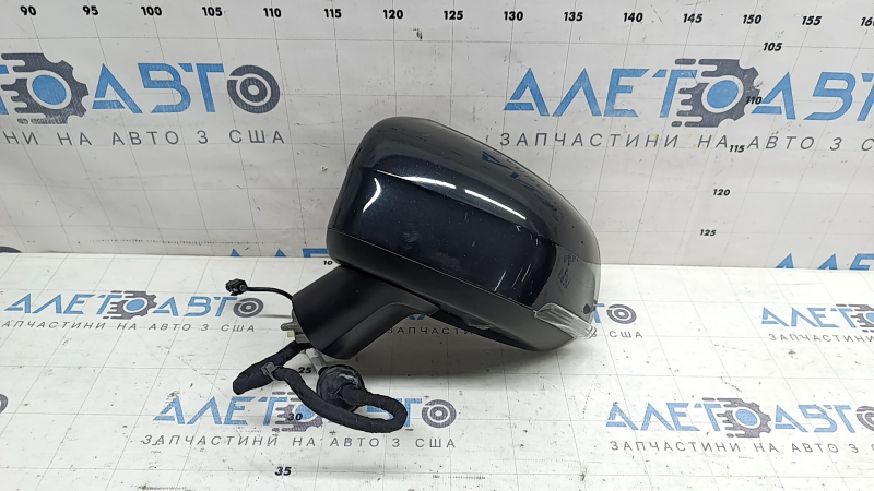 Left side mirror assembly Volvo XC90 16-24 14+4 pins, turn signal, heated, auto-dimming, BSM, camera, black