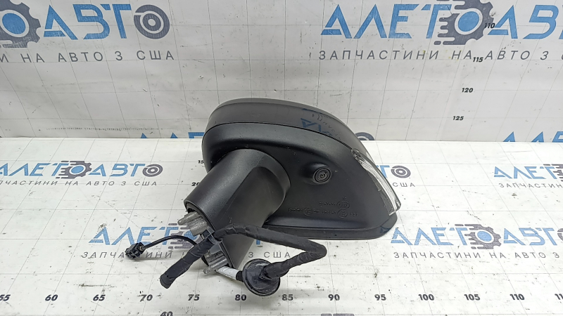 Left side mirror assembly Volvo XC90 16-24 14+4 pins, turn signal, heated, auto-dimming, BSM, camera, black