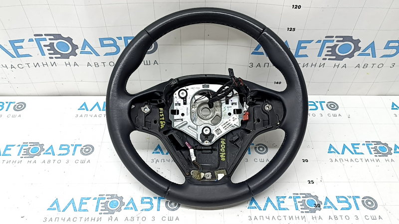 Naked steering wheel BMW X5 F15 14-18 black leather with heating, Sport, leather peeled off