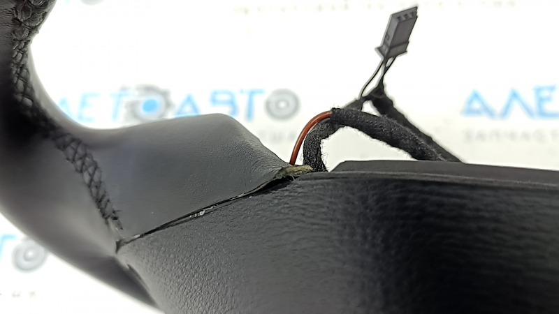 Naked steering wheel BMW X5 F15 14-18 black leather with heating, Sport, leather peeled off