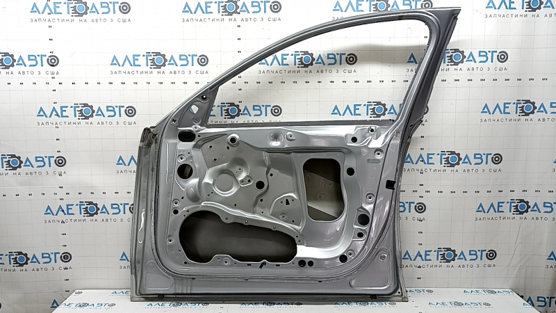 Bare front right door Audi A6 C7 12-18 silver LZ7G, after repair