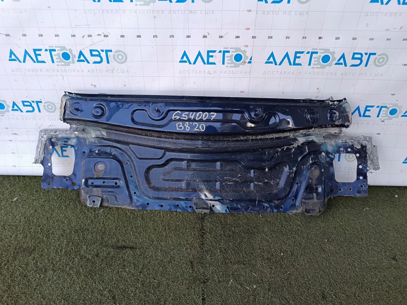 Rear panel VW Passat 20-22 assembled, 2 parts, drilled. Blue