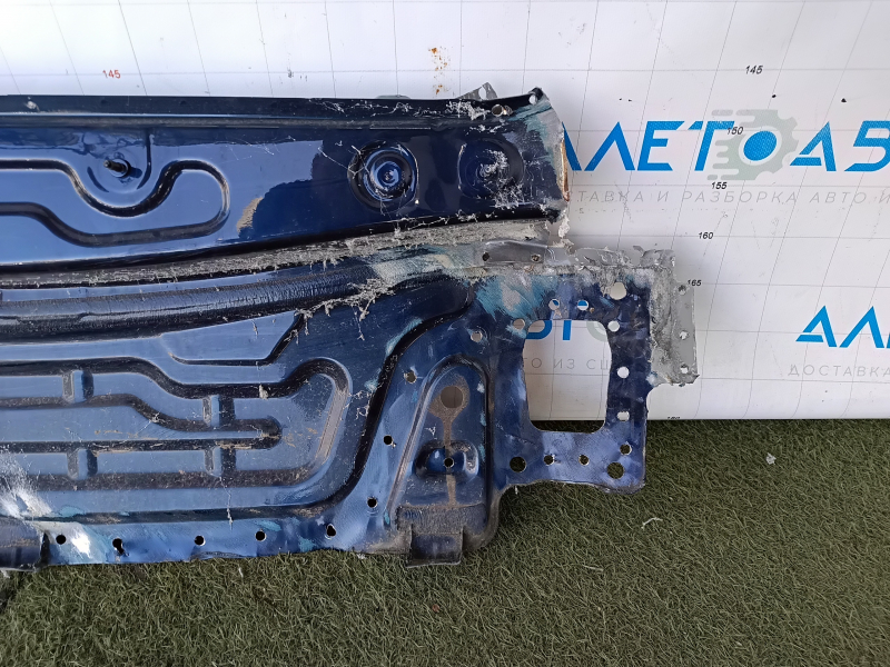 Rear panel VW Passat 20-22 assembled, 2 parts, drilled. Blue
