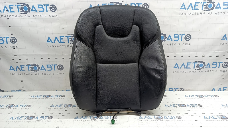 Volvo XC90 16-17 driver's seat back upholstery, black leather, heated