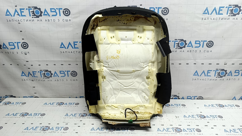 Volvo XC90 16-17 passenger seat back upholstery, black leather, heated