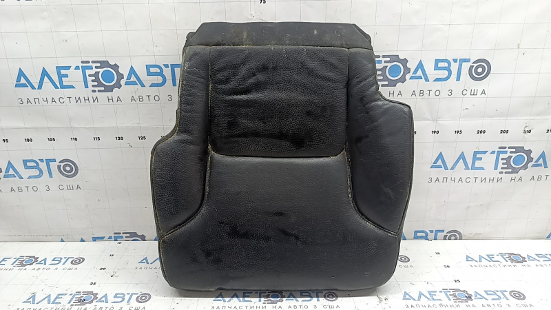Rear seat cushion upholstery (2nd row) left Volvo XC90 16-25 black leather, dry cleanable