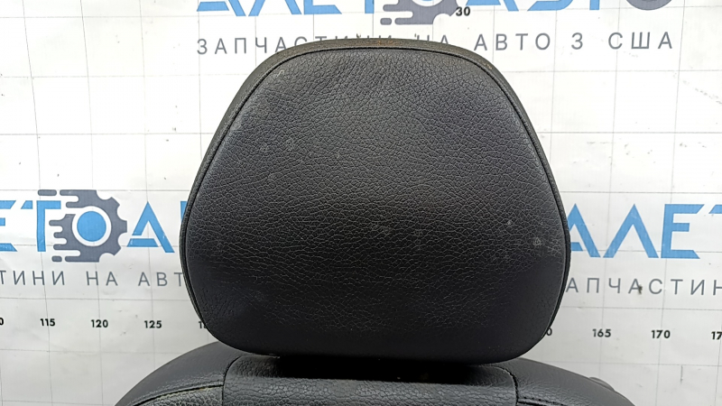 Rear seat backrest (2nd row) left Volvo XC90 16-25 black leather, with headrest and upper frame, dry cleanable