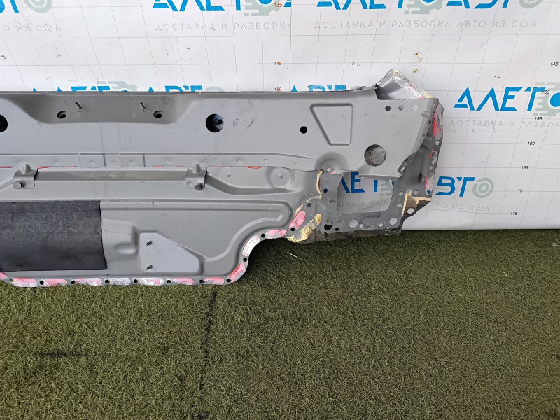 Rear panel Audi A4 B9 17-25 2 parts, drilled, graphite