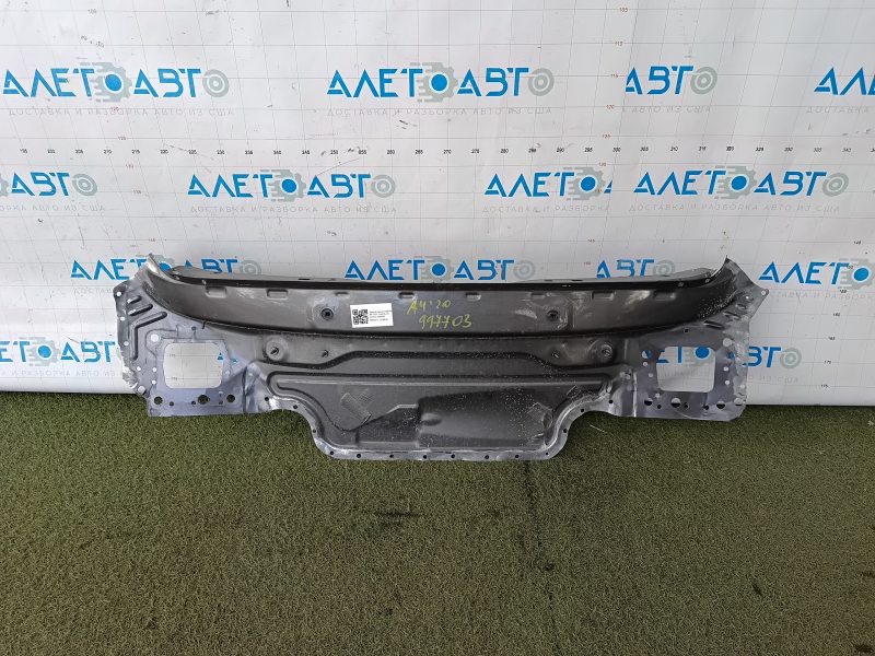 Rear panel Audi A4 B9 17-25 2 parts, drilled, graphite