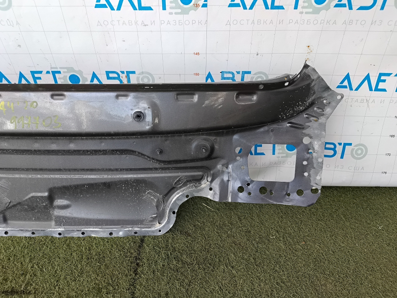 Rear panel Audi A4 B9 17-25 2 parts, drilled, graphite