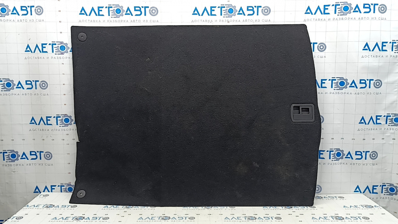 Trunk floor Audi A6 C7 16-18 rest, black, dry cleanable, worn