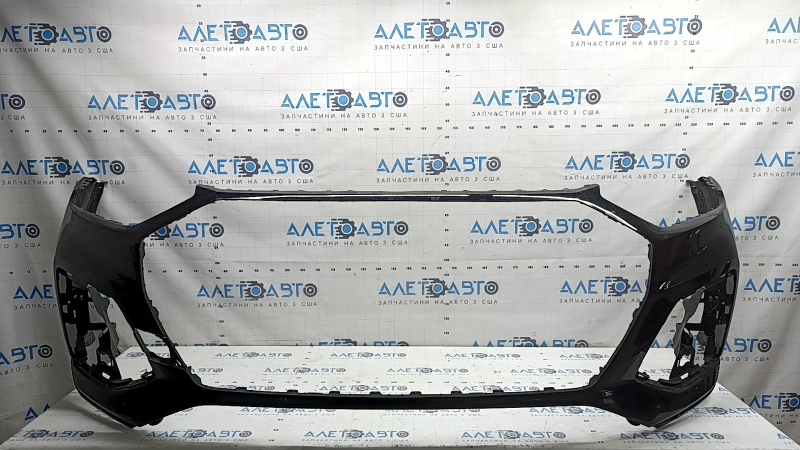 Bare front bumper Audi Q5 80A 21-25 without Park Assist and headlight washers, black, without tow hook cap