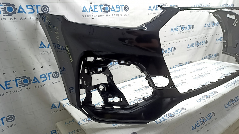 Bare front bumper Audi Q5 80A 21-25 without Park Assist and headlight washers, black, without tow hook cap