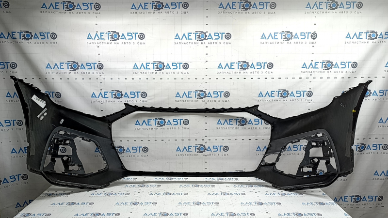 Bare front bumper Audi Q5 80A 21-25 without Park Assist and headlight washers, black, without tow hook cap
