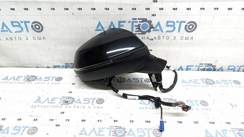 Right side mirror assembly Audi Q5 80A 18-25 15+4 pins, turn signal, auto-dimming, heated, BSM, camera, black