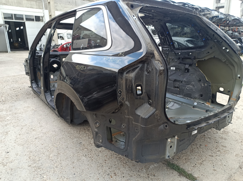 Quarter wing rear left Volvo XC90 16-26 on the body, black, pokes